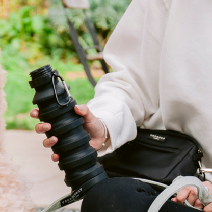 Collapsible Water Bottle - Black